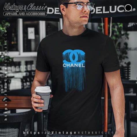 chanel t shirt dripping logo|coco chanel original logo.